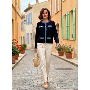 SCARPY CREATION CARDIGAN CHIC<br>Noir