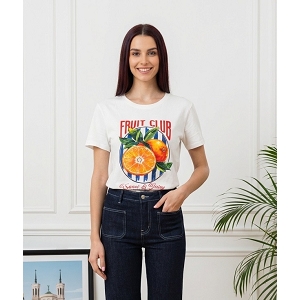 SCARPY CREATION TSHIRT CHANDAIL<br>Blanc