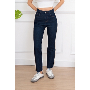 SCARPY CREATION JEANS FLARE AVEC BANDE<br>Bleu