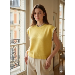 SCARPY CREATION GILET INVERSÉ<br>Jaune