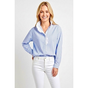 SCARPY CREATION CHEMISE RAYURE<br>Bleu