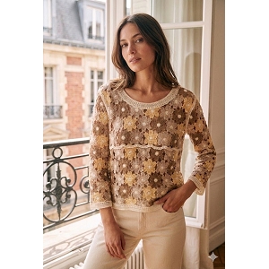 SCARPY CREATION PULL CROCHET<br>Beige