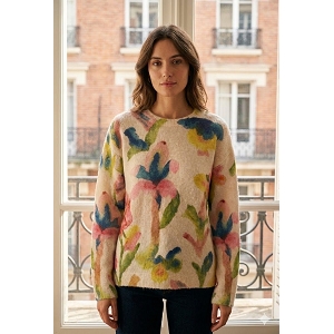 SCARPY CREATION PULL FLORAL<br>Beige