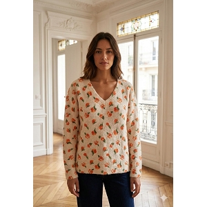 SCARPY CREATION PULL A FLEUR<br>Orange