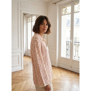 SCARPY CREATION CHEMISIER BRODE<br>Rose