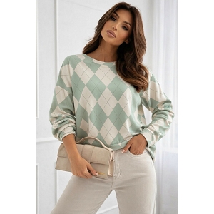 SCARPY CREATION PULL CARREAUX<br>Vert