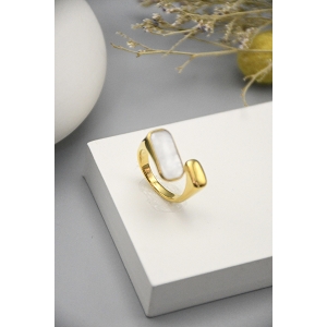 SCARPY CREATION BAGUE NACRE<br>Or