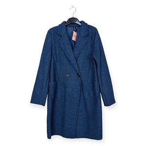 SCARPY CREATION MANTEAU DEUX BOUTON<br>Bleu
