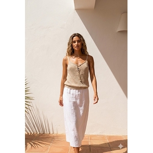 SCARPY CREATION TOP LACET<br>Or