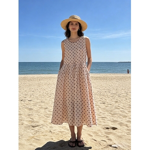 SCARPY CREATION ROBE LONGUE PETITS POIDS<br>Rose