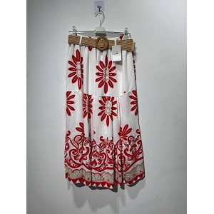 SCARPY CREATION JUPE PRINT<br>Rouge