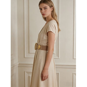 SCARPY CREATION CEINTURE ELESTIQUE<br>Beige