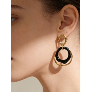 SCARPY CREATION BOUCLES OREILLES<br>Noir