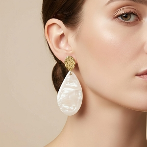 SCARPY CREATION BOUCLES OREILLES<br>Beige