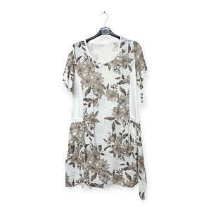 SCARPY CREATION ROBE A FLEUR<br>Beige