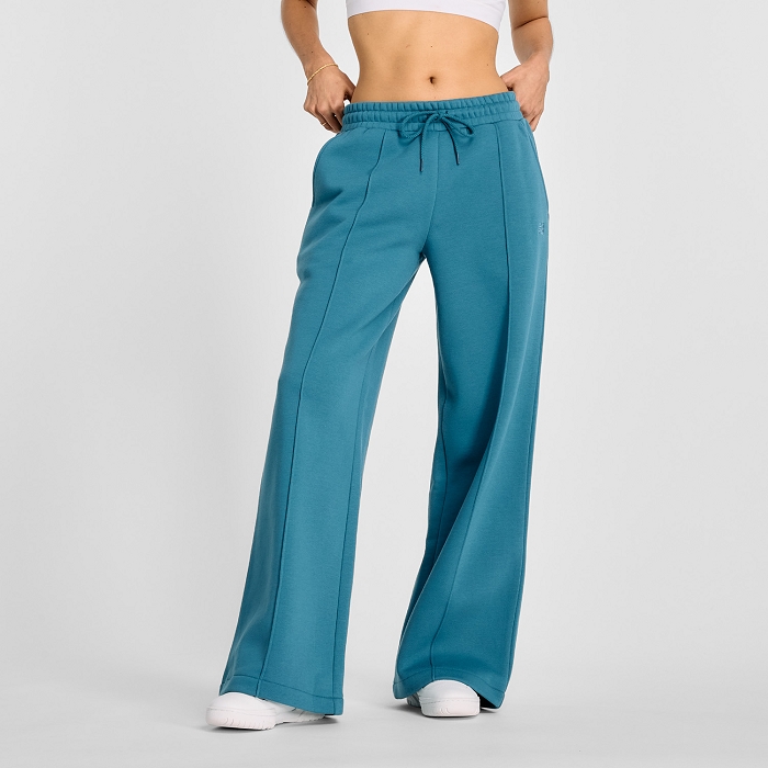 New balance fleece wide leg pant bleu3850301_2