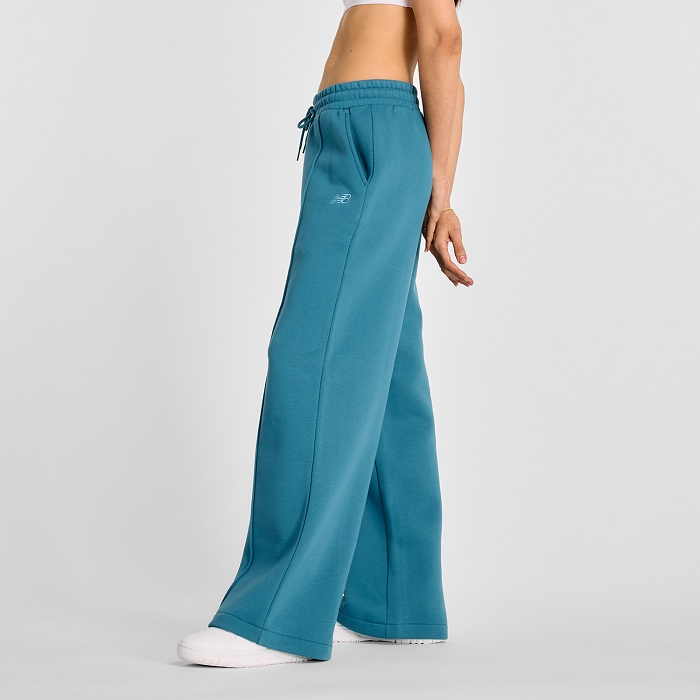 New balance fleece wide leg pant bleu3850301_3