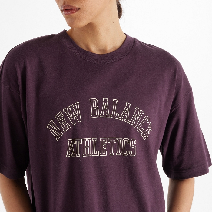 New balance graphic jersey oversized t shirt vert3850402_4