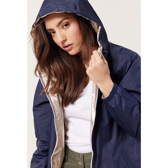 Scarpy creation parka reversible impermeable bleu3867803_3