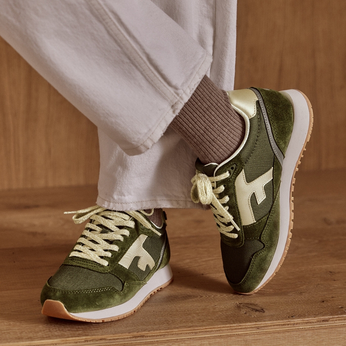 Faguo elm running syn woven suede vert3898201_2