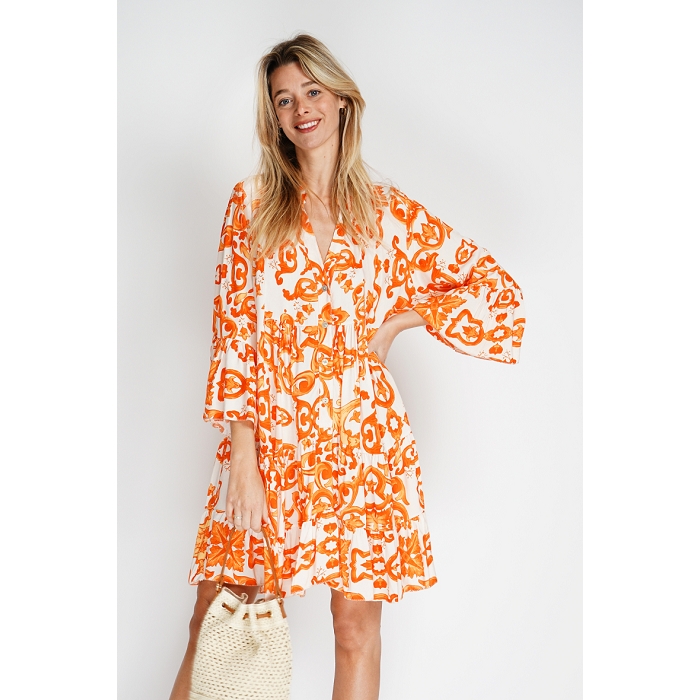 Scarpy creation robe katia orange3937902_2