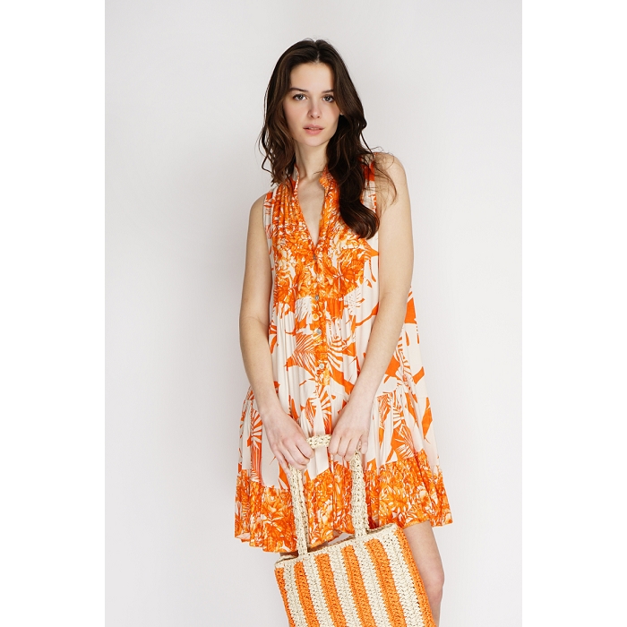 Scarpy creation robe lily orange