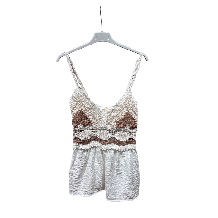 Scarpy creation top crochet blanc3938901_2