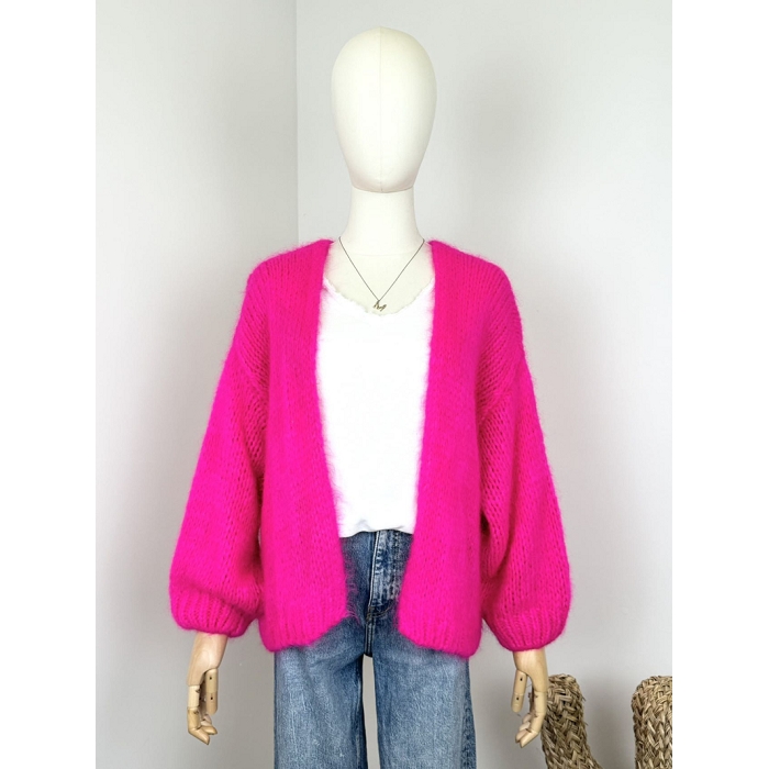 Scarpy creation my gilet bernadette oversize mohair yl rose4688103_2