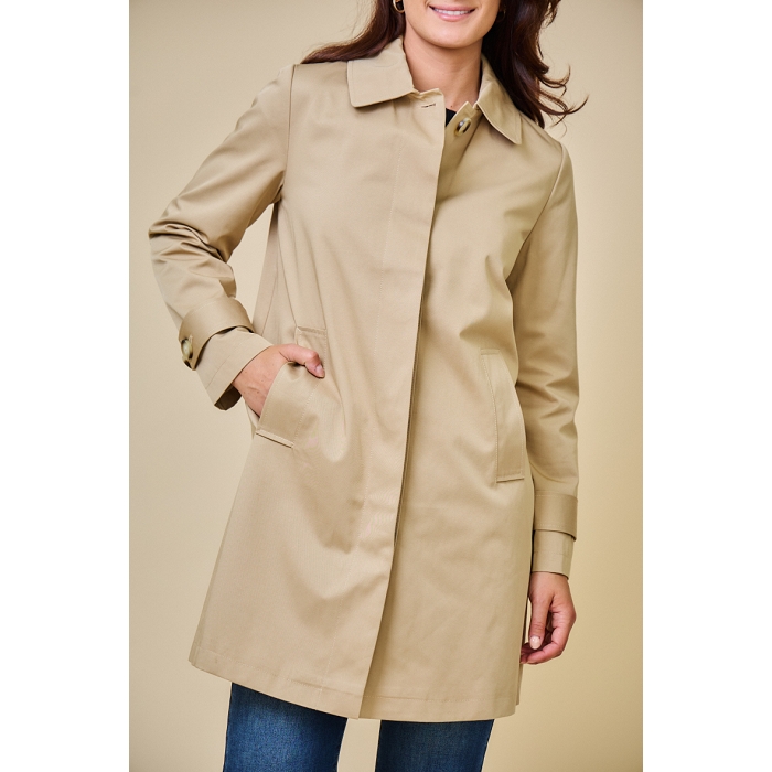 Scarpy creation my jane trench droit deperlant yl beige4689101_2