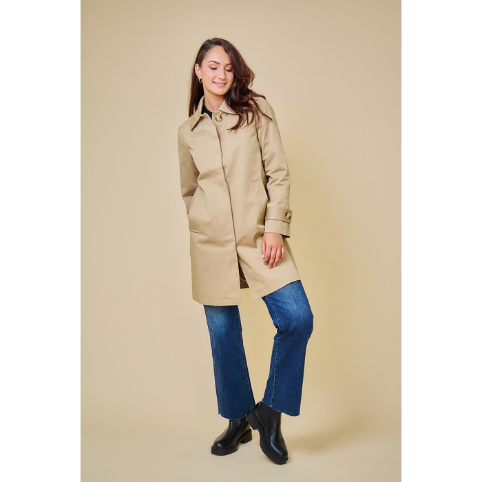 Scarpy creation my jane trench droit deperlant yl beige4689101_3