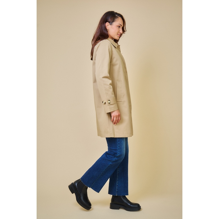 Scarpy creation my jane trench droit deperlant yl beige4689101_4