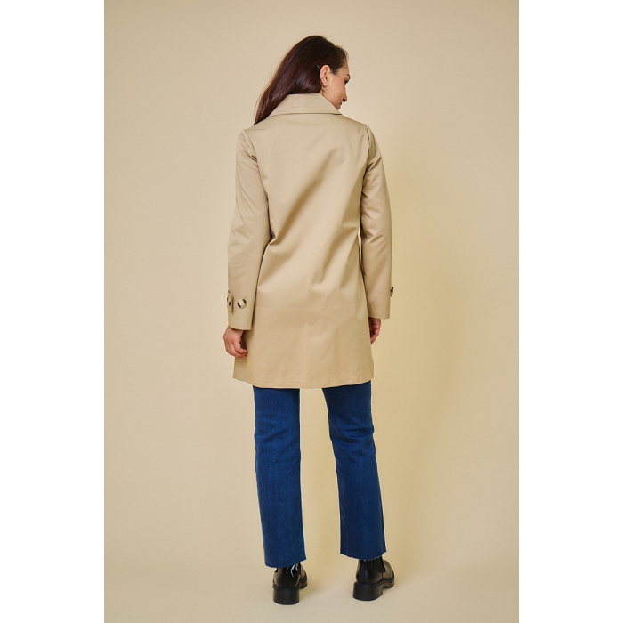 Scarpy creation my jane trench droit deperlant yl beige4689101_5