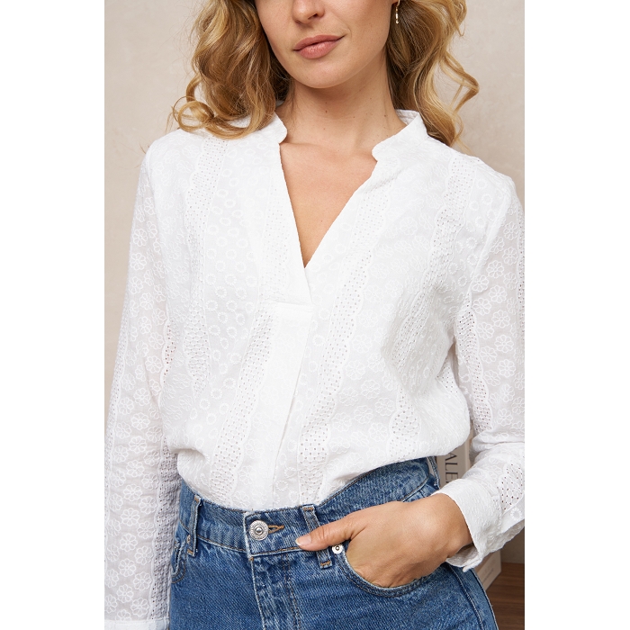 Scarpy creation blouse chemisier blanc4689801_4