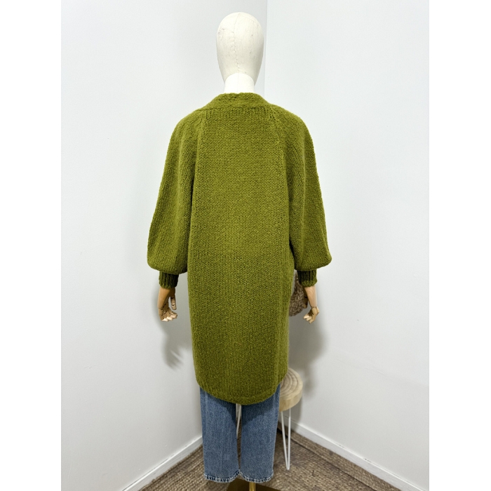 Scarpy creation my gilet cardigan mi long yl vert4700602_3