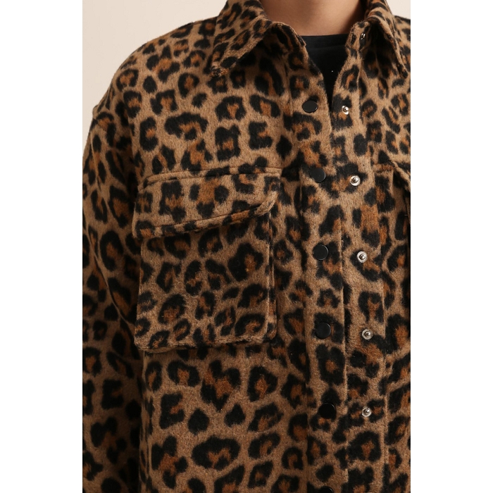 Scarpy creation my surchemise leopard yl marron4702301_5