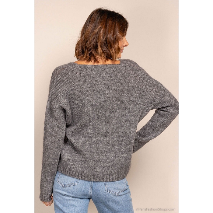 Scarpy creation sensie pull mohair laine gris4717703_5