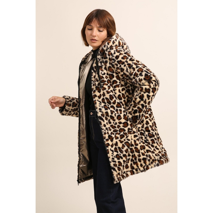 Scarpy creation my coupe vent reversible leopard yl or