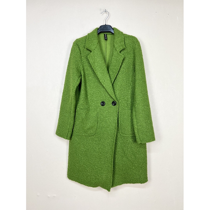 Scarpy creation veste manteau moutonnee vert4723304_2