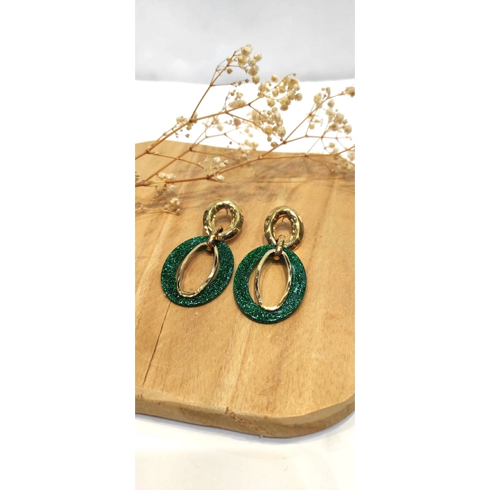 Scarpy creation boucles doreilles louana vert4734102_2