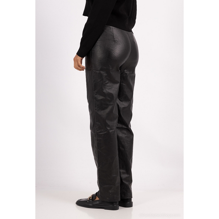 Scarpy creation my pantalon droit taille haute vegan yl noir4748301_4