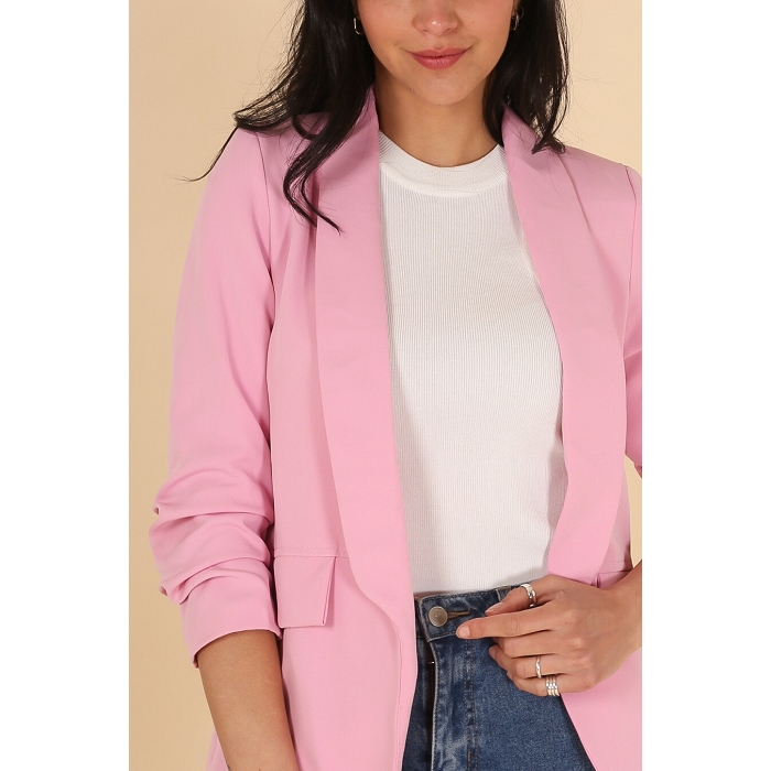 Scarpy creation my veste blazer manche 34 revers yl rose4753503_2