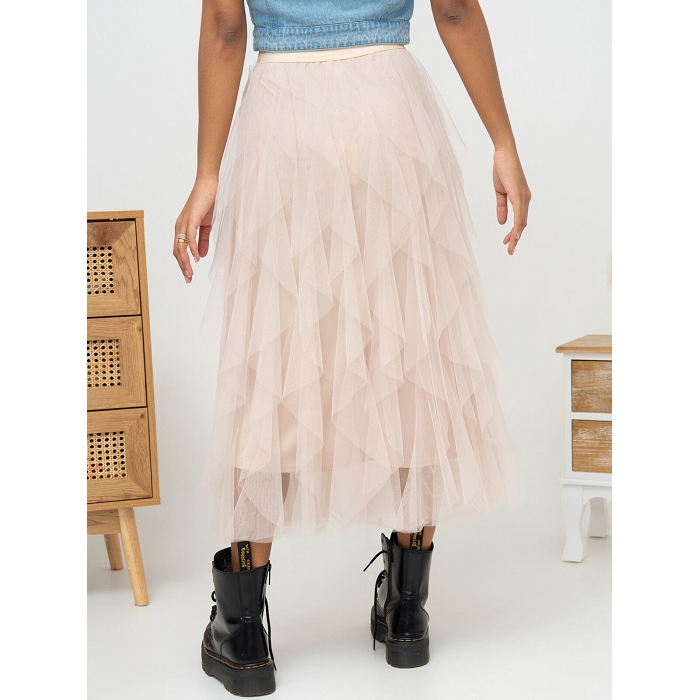 Scarpy creation my jupe longue en tulle yl rose4753602_5